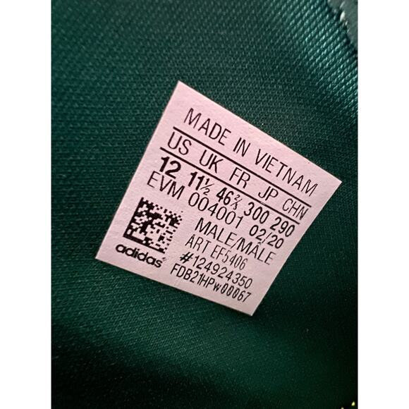 Adidas Nite Jogger Sneakers Green/White 3M Reflective EF5406 Men’s Size 12 NWT - Picture 12 of 16